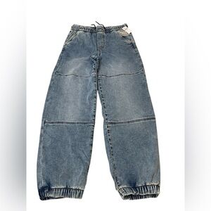 GAP Kids Blue Soft Denim Relaxes Easy Jean Joggers Boy’s Size XL New